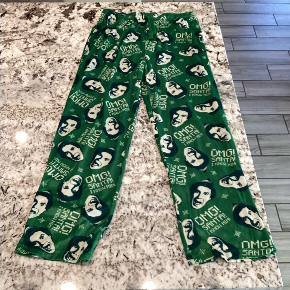 Elf, XL, Green Pajama Pants